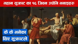 16 lifeuseful sayings By Great Socrates  महान सुक्राट का १६ जिवन उपोगि भनाइहरु [upl. by Bois]