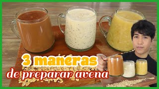 DESAYUNOS CON AVENA  3 maneras [upl. by Sebastian]