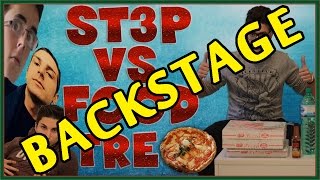 ST3P VS FOOD  3 PIZZE BACKSTAGE wAnima Surreal amp Vegas Cut Scenes [upl. by Merci]