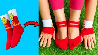 Which socks are suitable for her 🖐️😲🦶 satisfying video [upl. by Reeves]