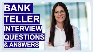 BANK TELLER Interview Questions And Answers [upl. by Kcirnek11]