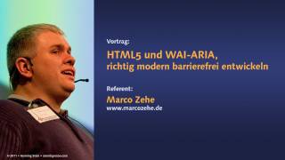 HTML5 und WAIARIA richtig modern barrierefrei entwickeln  Marco Zehe beim MMT 28 [upl. by Elehcir]