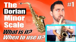 Dorian Minor Scale on SAX  Jazz Modes  Saxophone Lesson by Paul Haywood [upl. by Prosper]