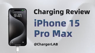 Charging Review of Apple iPhone 15 Pro Max USBC Port [upl. by Retsehc]