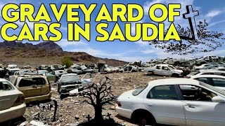 Graveyard Of Cars In Saudi Arabia Madinah Tashleeh  Hero Madina Vlogger [upl. by Ecyoj]