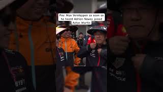 MAX VERSTAPPEN TO ASTON maxverstappen astonmartin f1community f1fans formula1 f1memes fyp [upl. by Ayin]