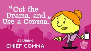 Comma song from Grammaropolis  quotCut the Drama and Use a Comma” [upl. by Auvil345]