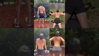 Dumbbell amp Barbell Back Workout 💪 backworkout backworkoutforbeginners shorts [upl. by Nosyd]