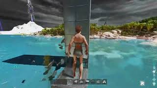 Ark Survival Ascended  Most Simple Paste and Pearl Tower  Building Tips 5 [upl. by Nilatak]