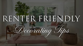 16 RENTER FRIENDLY Upgrades for 2024  Removable  DIY Design Tips [upl. by Melmon904]