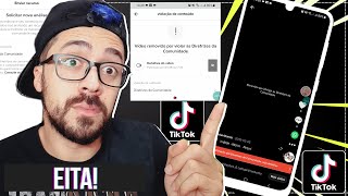 TIKTOK  VÍDEO REMOVIDO POR VIOLAR AS DIRETRIZES DA COMUNIDADE [upl. by Amieva805]