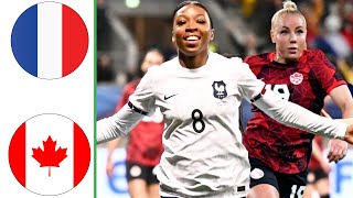 France vs Canada Highlights  Womens Friendly 2024 [upl. by Searby439]