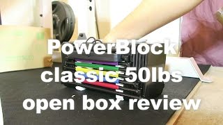 Power Block Classic 50lbs open box review [upl. by Agata]