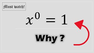 x⁰  1 Proof [upl. by Donnelly]