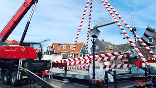 Kermis Volendam 2023 Transport en opbouw Deel 1 [upl. by Esta]