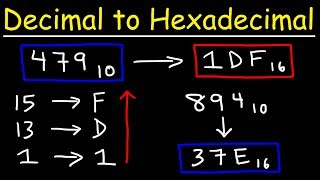 How To Convert Decimal to Hexadecimal [upl. by Dody]