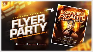 ✅ Como Hacer Flyers Para Eventos En Photoshop Flyers Event Desing Tutorial [upl. by Dreyer]