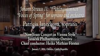 2016 Patricia Janečková  Frühlingsstimmen  Johann Strauss II [upl. by Torras]