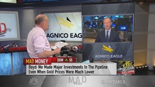 Agnico Eagle CEO Demand for gold remains strong but its increasingly difficult to build new mines [upl. by Anaahs]