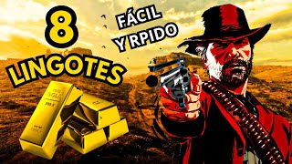 Como conseguir 8 LINGOTES de ORO en RED DEAD REDEMPTION 2 FÁCIL Y RÁPIDO [upl. by Fitzgerald]