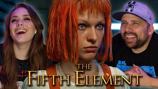 Showing My Wife THE FIFTH ELEMENT for the First Time Movie Reaction and Commentary Review [upl. by Ainesey]