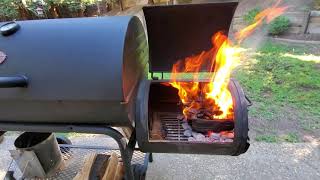 BBQ 101  How to Build a Fire in your Offset Smoker Firebox and Temperature Management offsetsmoker [upl. by Nomahs]