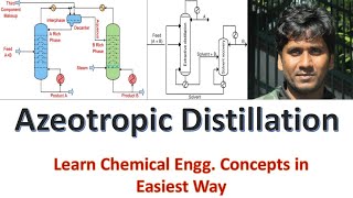 Azeotropic Distillation BasicsChemicalMahi [upl. by Hallie]