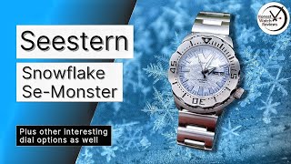 BEST MONSTER HOMAGE Seestern Snowflake AliExpress Watch Review HWR [upl. by Atiloj]