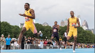 Noah Lyles stars with 150m win at Adidas Atlanta City Games [upl. by Sybyl]