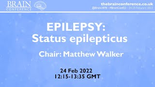 THE BRAIN CONFERENCE 2022 Status Epilepticus Session [upl. by Oah]