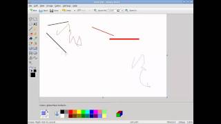 How to Draw Simple Pictures with Kolourpaint [upl. by Lyndsay720]