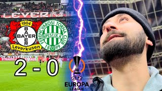 EUROPALEAGUE STADIONVLOG  LEVERKUSEN VS FERENCVAROS BUDAPEST [upl. by Graehme353]