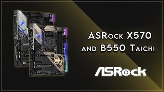 ASRock X570 amp B550 Taichi  Unboxing amp Comparison [upl. by Alana742]