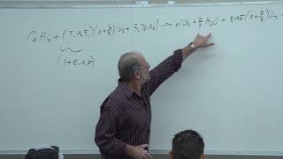 Thermodynamics Combustion with excess air review Course review 51 of 51 [upl. by Hal]