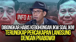 INFO A1 DIBONGKAR HABIS KEBOHONGAN J SOAL IKN TERUNGKAP PERCAKAPAN DENGAN PRABOWO  ILC 260924 [upl. by Nylak]