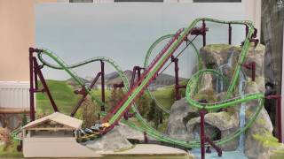 Highly Detailed CoasterDynamix Roller Coaster Model [upl. by Iaj]