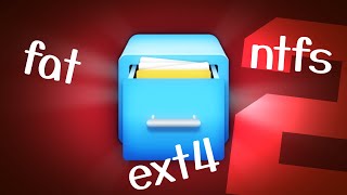 fat ntfs ext4 [upl. by Lefkowitz832]