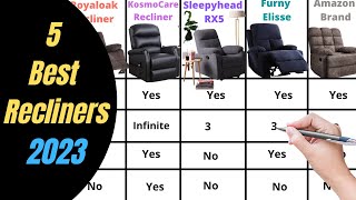 Top 5 Best Recliner Sofa in India 2023  Best Recliner Chair In India [upl. by Enneibaf513]