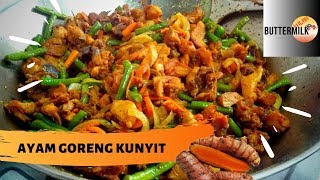 Acah2 Buat Series Masakan E1  Ayam Goreng Kunyit [upl. by Ayekel]