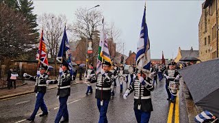 Camlachie Loyal star Flute Band  Apprentice boys of Derry closing of the gates  Glasgow 2023 [upl. by Marian]