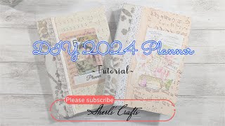 DIY 2024 Planner with FREE PRINTABLE [upl. by Cullen]