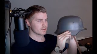 German WW2 Army Helmet Replica  M42 Stahlhelm Review [upl. by Rise]