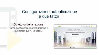 Tutorial usBIM  Configurazione autenticazione a due fattori  ACCA software [upl. by Aehc]