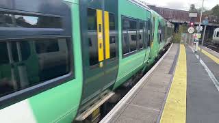 Southern 377 leaving Horsham for London Victoria [upl. by Siver247]