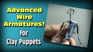 How to Make Wire Armatures for Stop Motion Puppets [upl. by Yarahs]