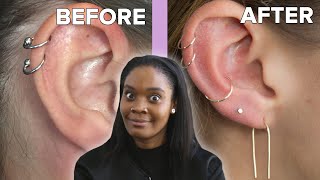 We Got Custom Ear Piercings [upl. by Harwilll]