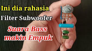 cara membuat filter subwoofer pasif [upl. by Amii]