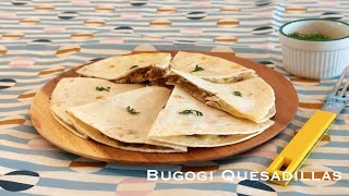 Bulgogi BBQ Quesadillas  Must Try Super Easy KoreanMexican Fusion It Tastes AMAZING [upl. by Nirre]