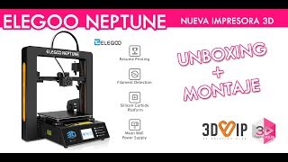 ELEGOO NEPTUNE  Unboxing y montaje [upl. by Yesrod252]