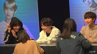 180408 25 BTS Puma Turin fansign 4K JHope focus [upl. by Zertnom]